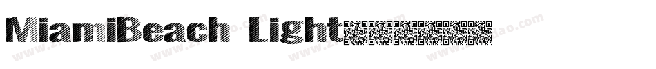 MiamiBeach Light字体转换